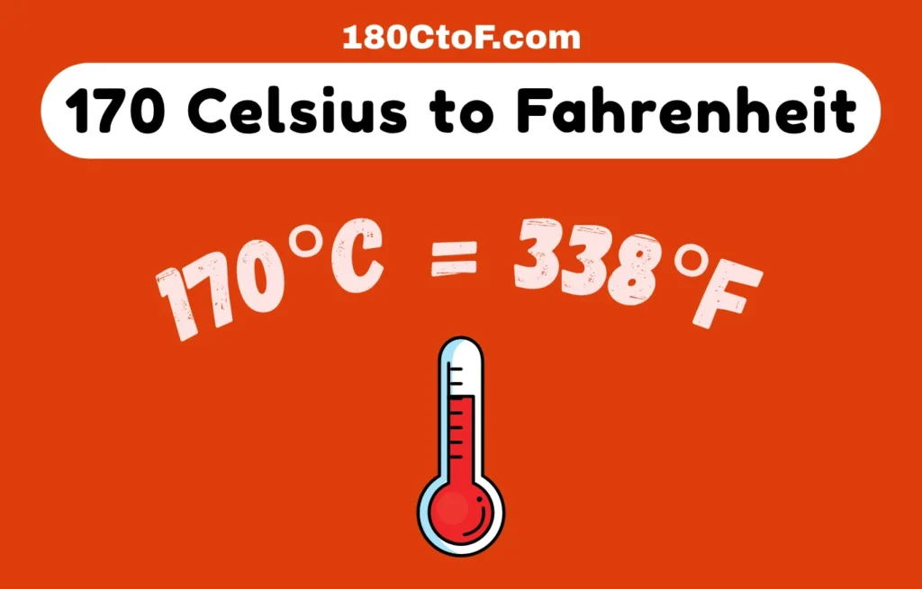 170 Celsius to Fahrenheit