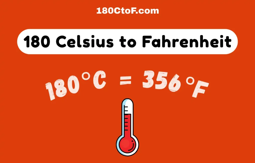 180 Celsius to Fahrenheit
