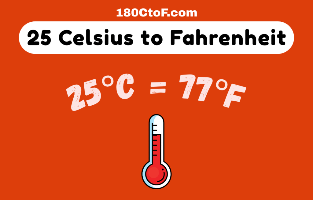 25 Celsius to Fahrenheit