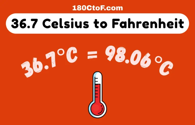 36.7 Celsius to Fahrenheit