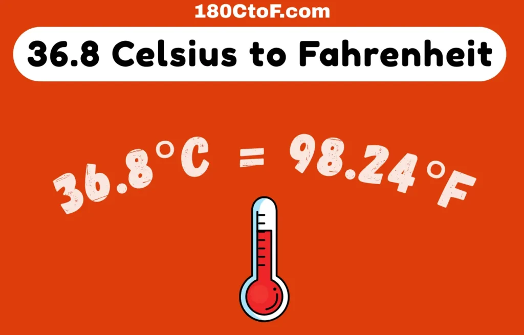 36.8 Celsius to Fahrenheit