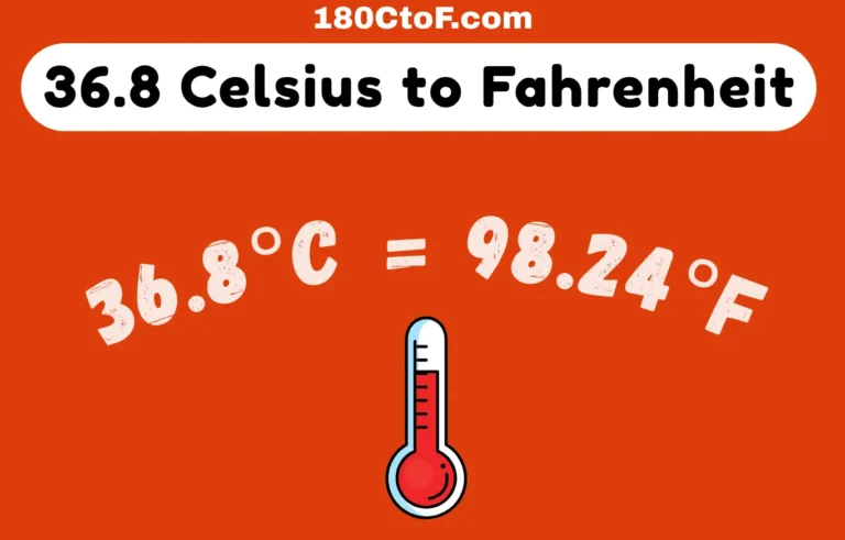 36.8 Celsius to Fahrenheit