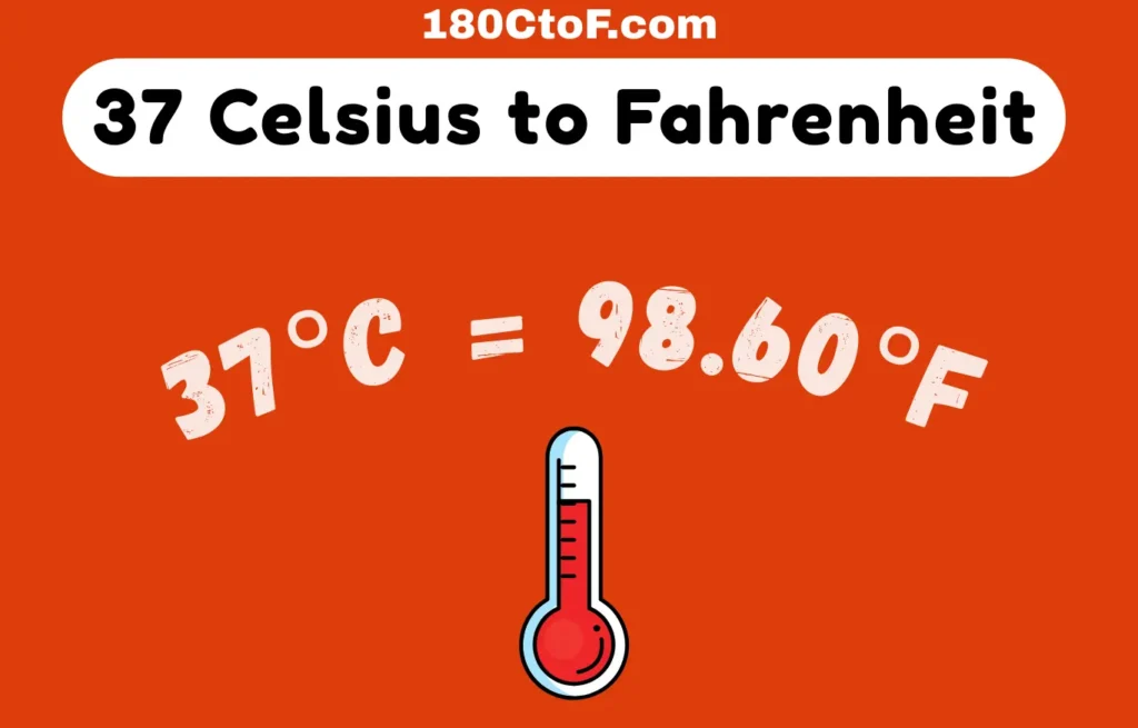 37 Celsius to Fahrenheit