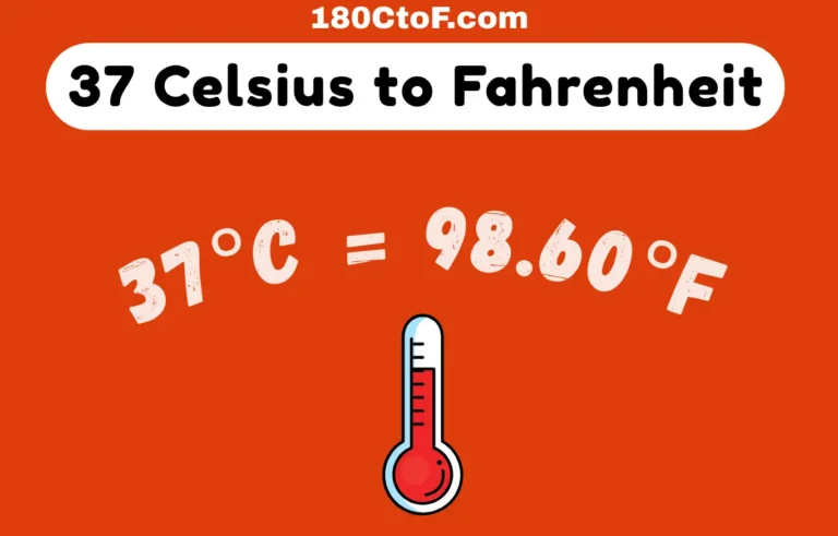 37 Celsius to Fahrenheit