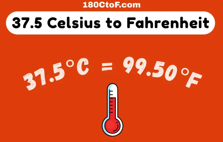 37.5 Celsius to Fahrenheit